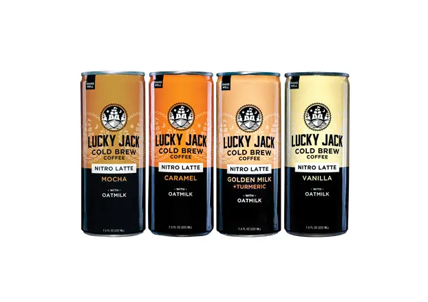 Lucky Jack Coffee launches Nitro Cold Brew Lattes with oat milk