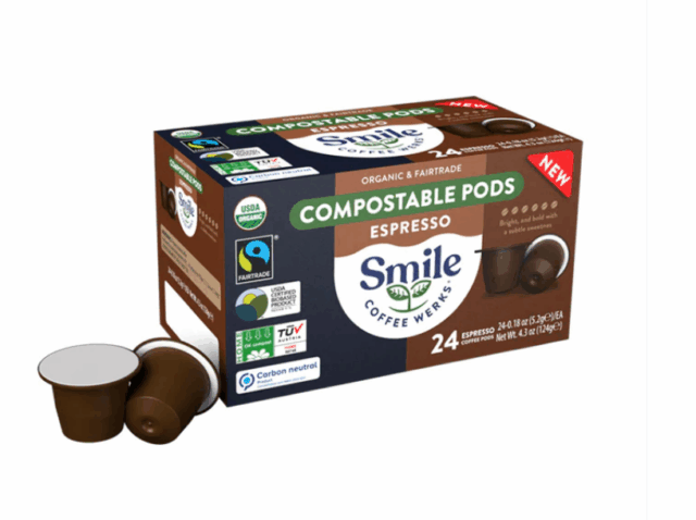 Smile Compostable Solutions' home compostable coffee pods compatible ...